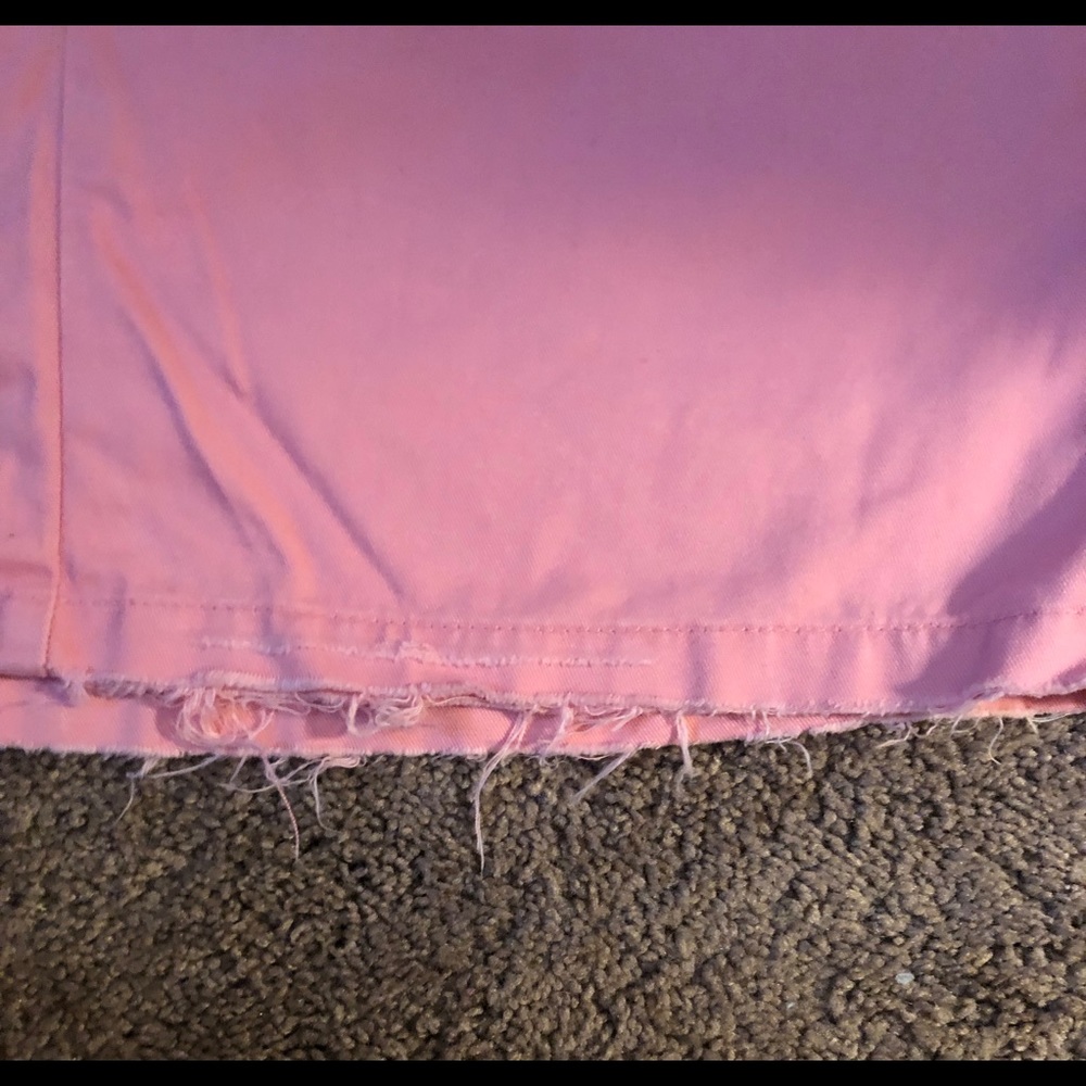 🌻 J Crew size 6 distressed pink mini skirt - Picture 2 of 6